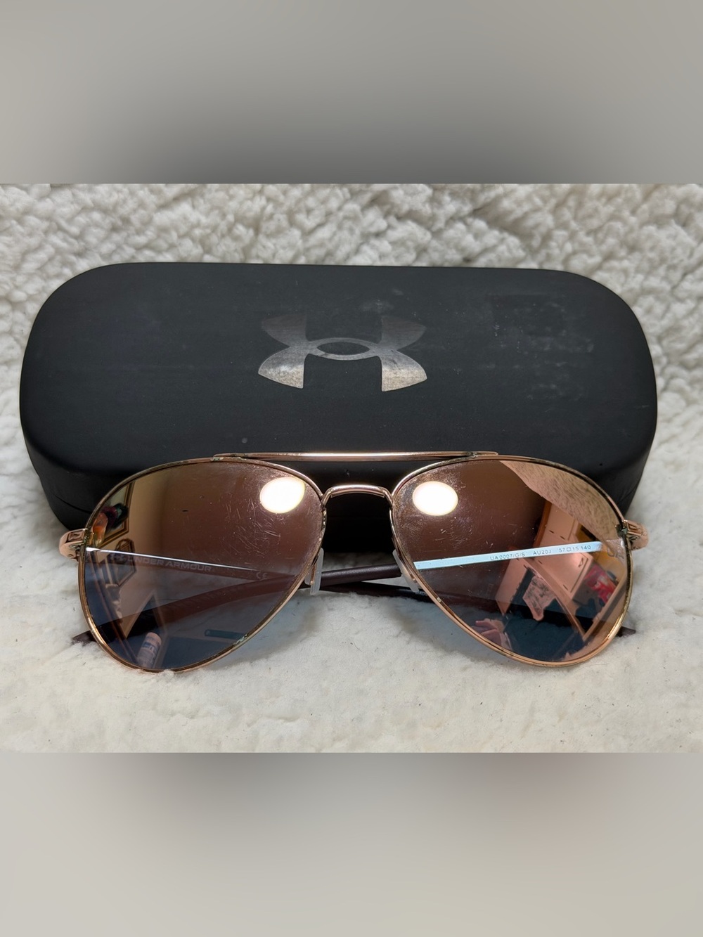 Under Armour UA 0007ls Au2 Metal Aviator
Sunglasses Gold / Rose Gold